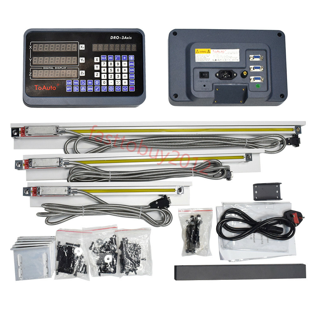 2/3 Axis Digital Readout Linear Scale DRO Display 5um for Bridgeport/Knee Mill
