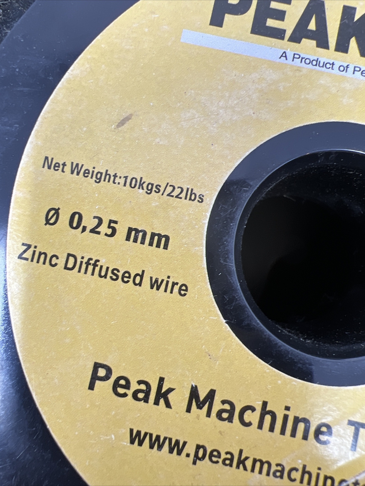 PeakKut Wire .010″ / .25mm Gamma Phase Hard Zinc Diffused Wire 900N/mm2 22lbs