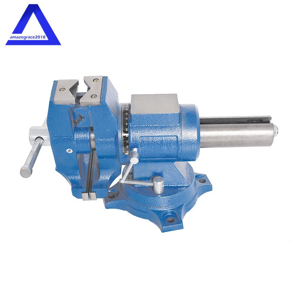 5Inch Heavy Duty Swivel Multi-Purpose Rotating Bench Vise 360 Degrees Rotation