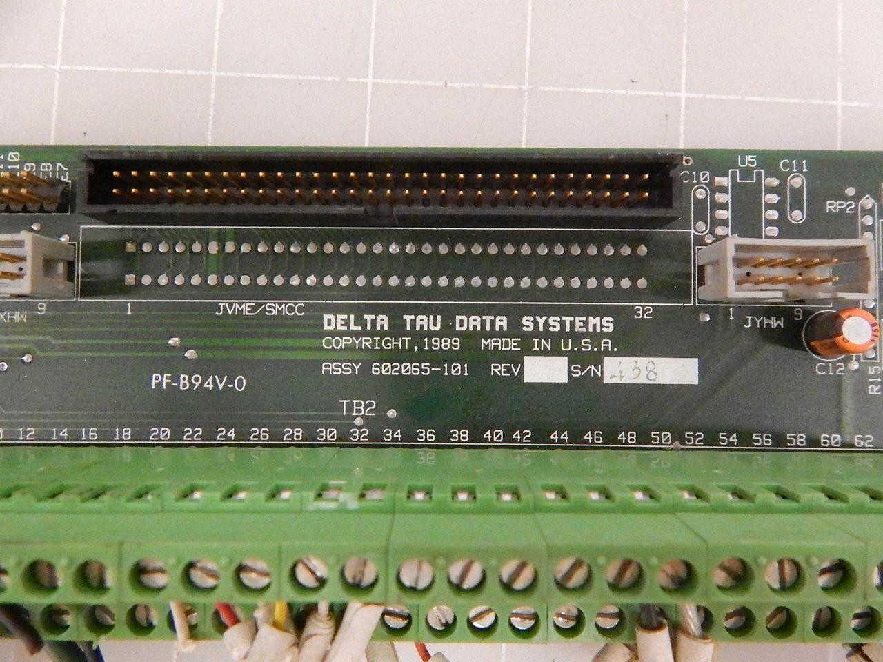 DELTA TAU DATA SYSTEMS 602065-101 CIRCUIT BOARD T72865