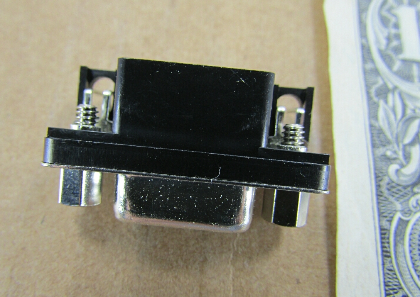 10 Female D-Sub Connectors DE-9 Pin Angle PC Board Mount Screw Terminal PCB