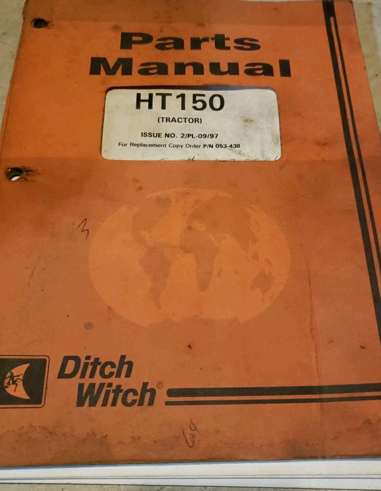 Ditch Witch Ht150 Tractor Parts Manual