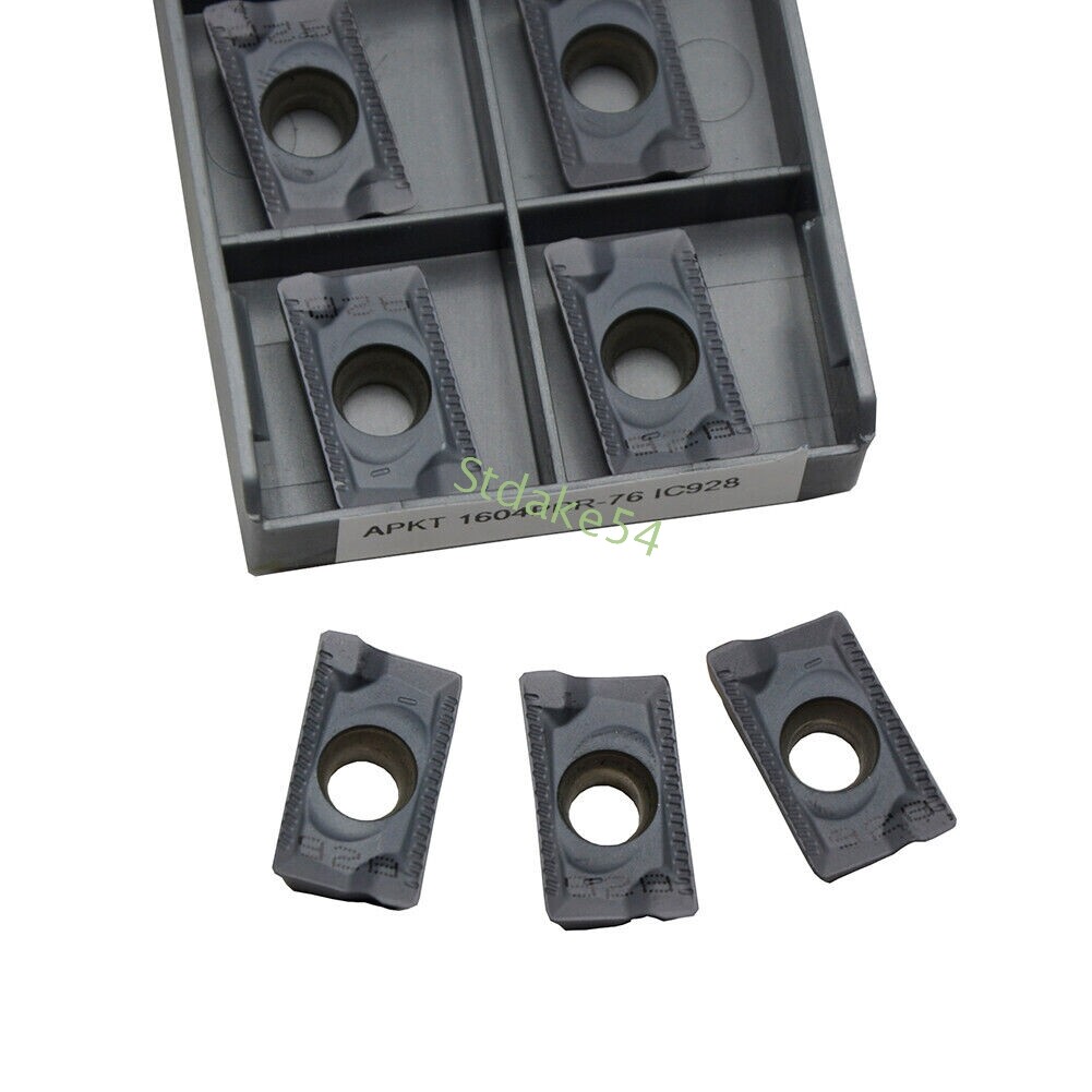 10pcs ISCAR APKT1604PDR-76 IC928, Milling Inserts Processing Steel New