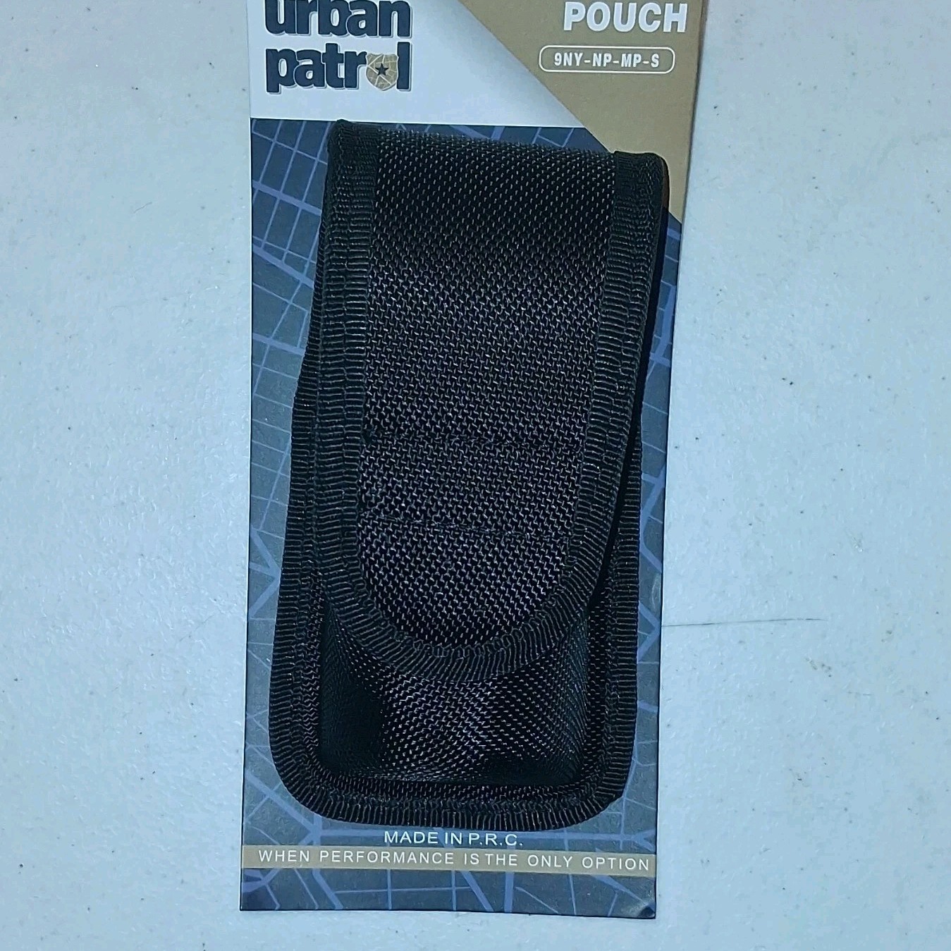 Urban Patrol Small Mace Pouch 9NY-NP-MP-S Ballistic Nylon Black