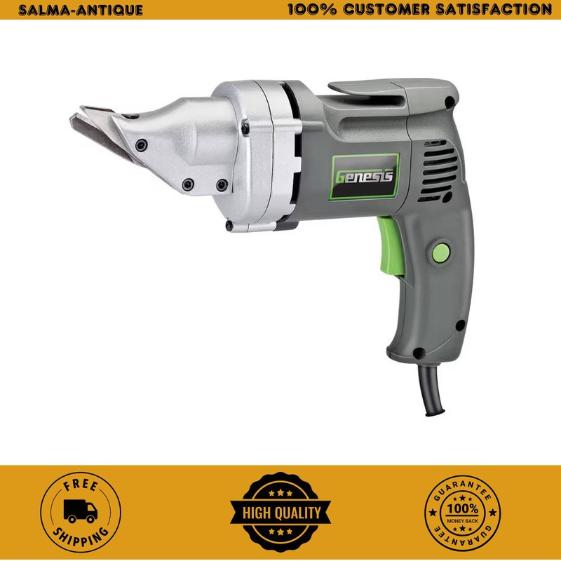Shear Nibblers Shears Sheet Metal Cutter Swivel Head Electric Corded GES40