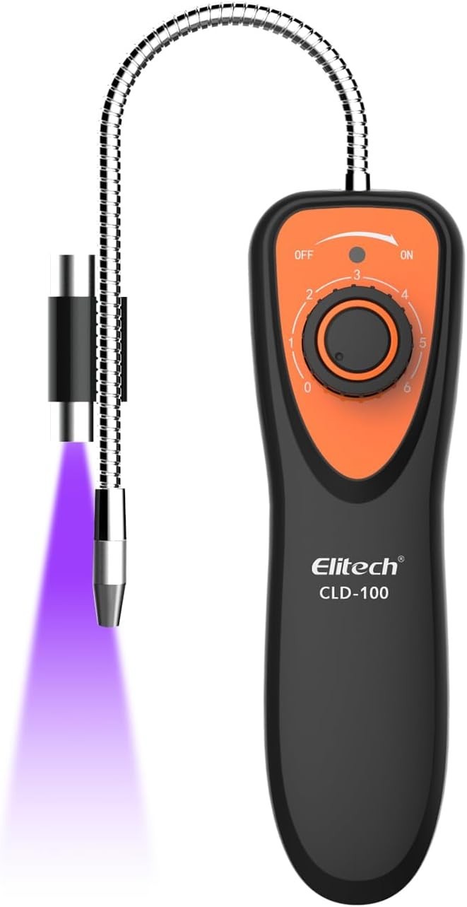 Efficient CLD-100 Leak Detector: Battery Operated with Audible & Visual Alerts