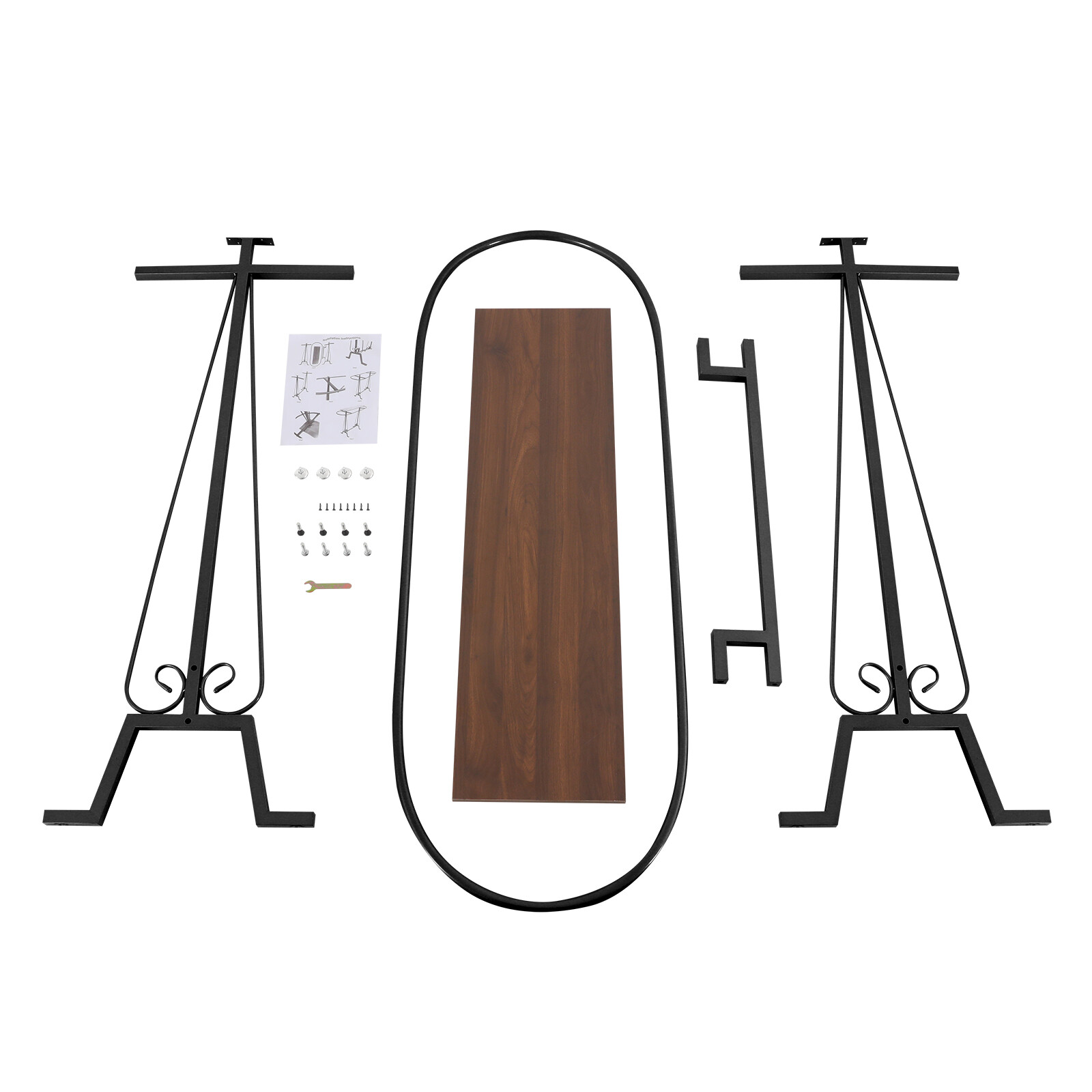 Clothing Display Stand, Clothing Rack, Commercial Clothes Hanging Rack Black