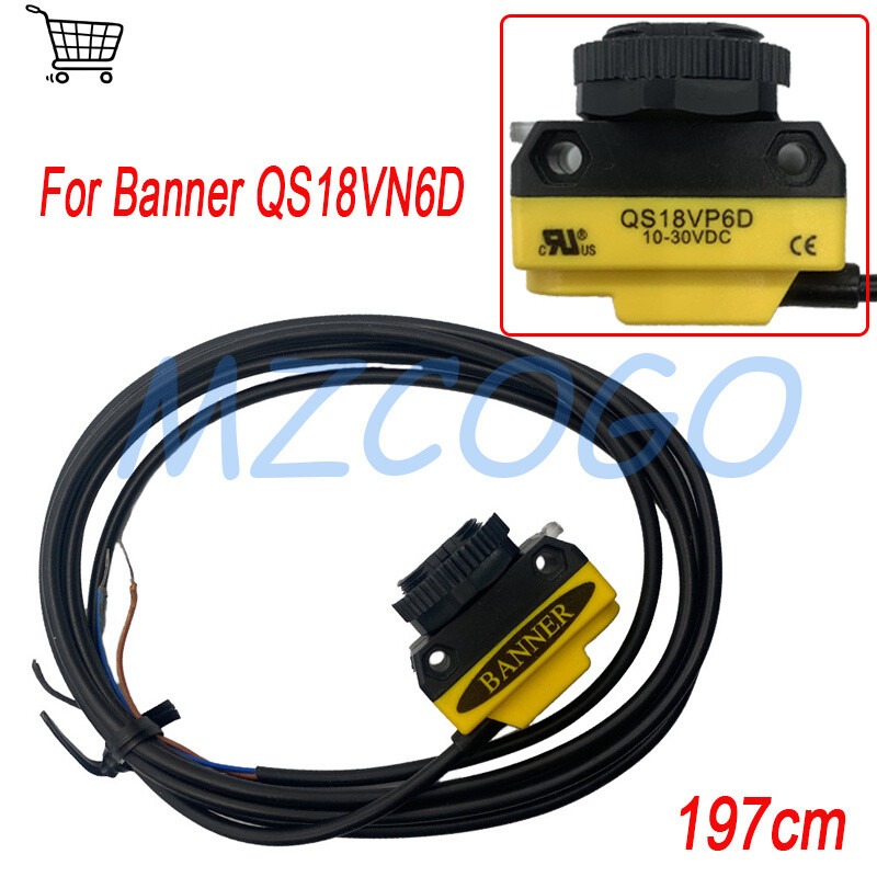 Banner QS18VP6D Engineering Corp Photoelectric Switch Sensor 10-30VDC Repaclment