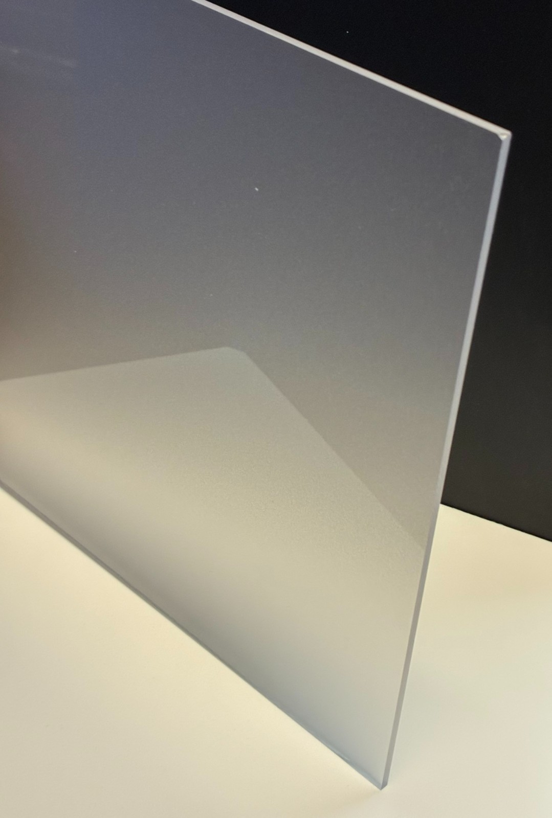 Acrylic Plexiglass Sheet-1/8″ (3mm) thick-Clear Frosted-12″ x 24″