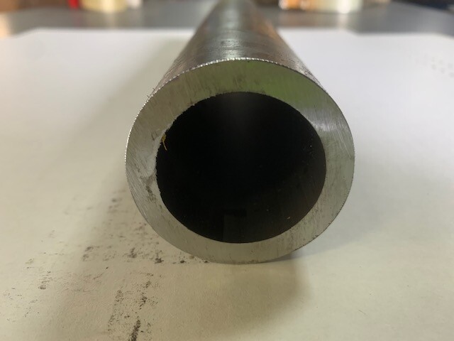 2.25″ OD x 1/4″ Wall DOM Seamless Round Tube x 36″ Long, Mild Steel Tubing