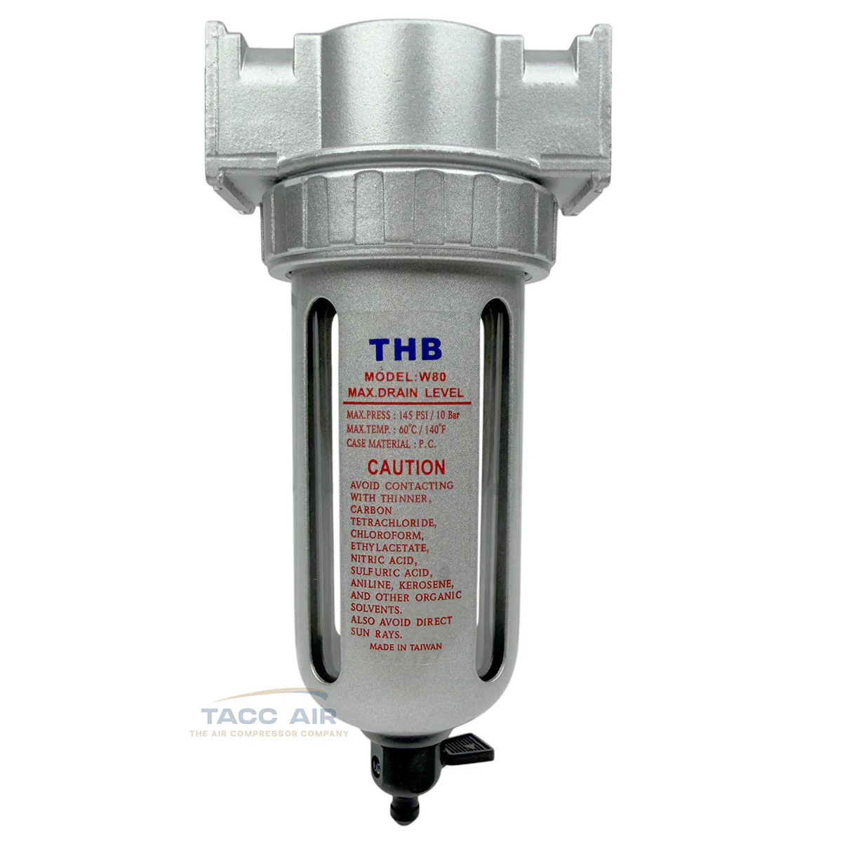 3/8″ NPT Compressor / Compressed Air In Line Filter Moisture & Water Trap F803