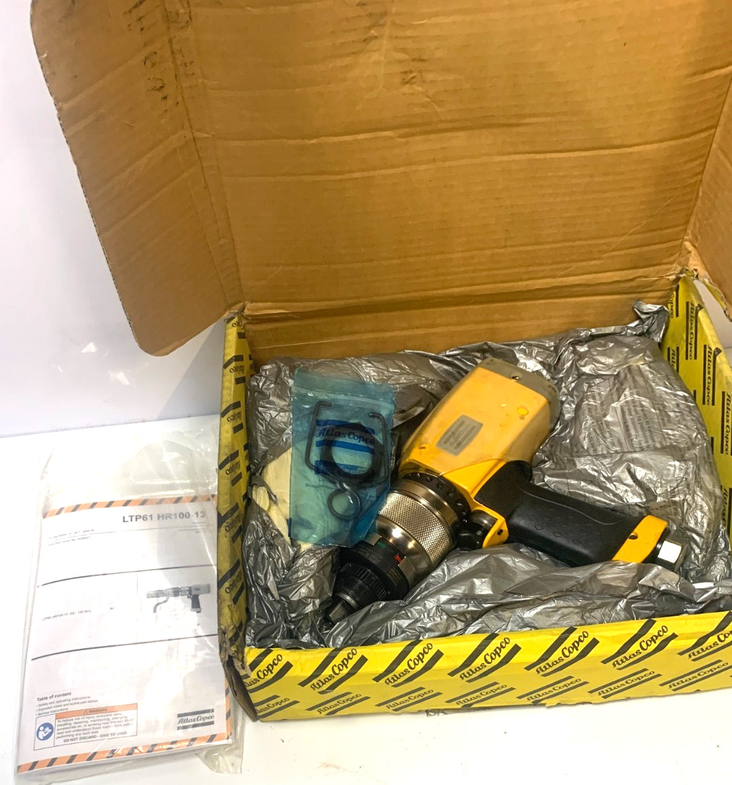 New! Atlas Copco LTP61 HR100-13 Pneumatic 1/2″ Pistol Nutrunner