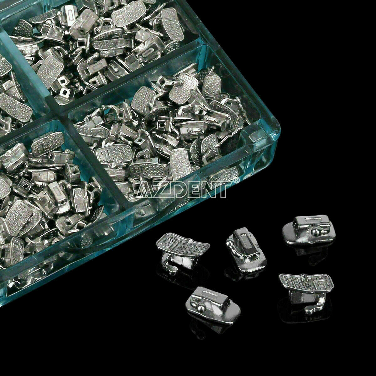 50sets Dental Orthodontic Bondable Buccal Tubes 1st Molar Mono Non-Conv 200pcs