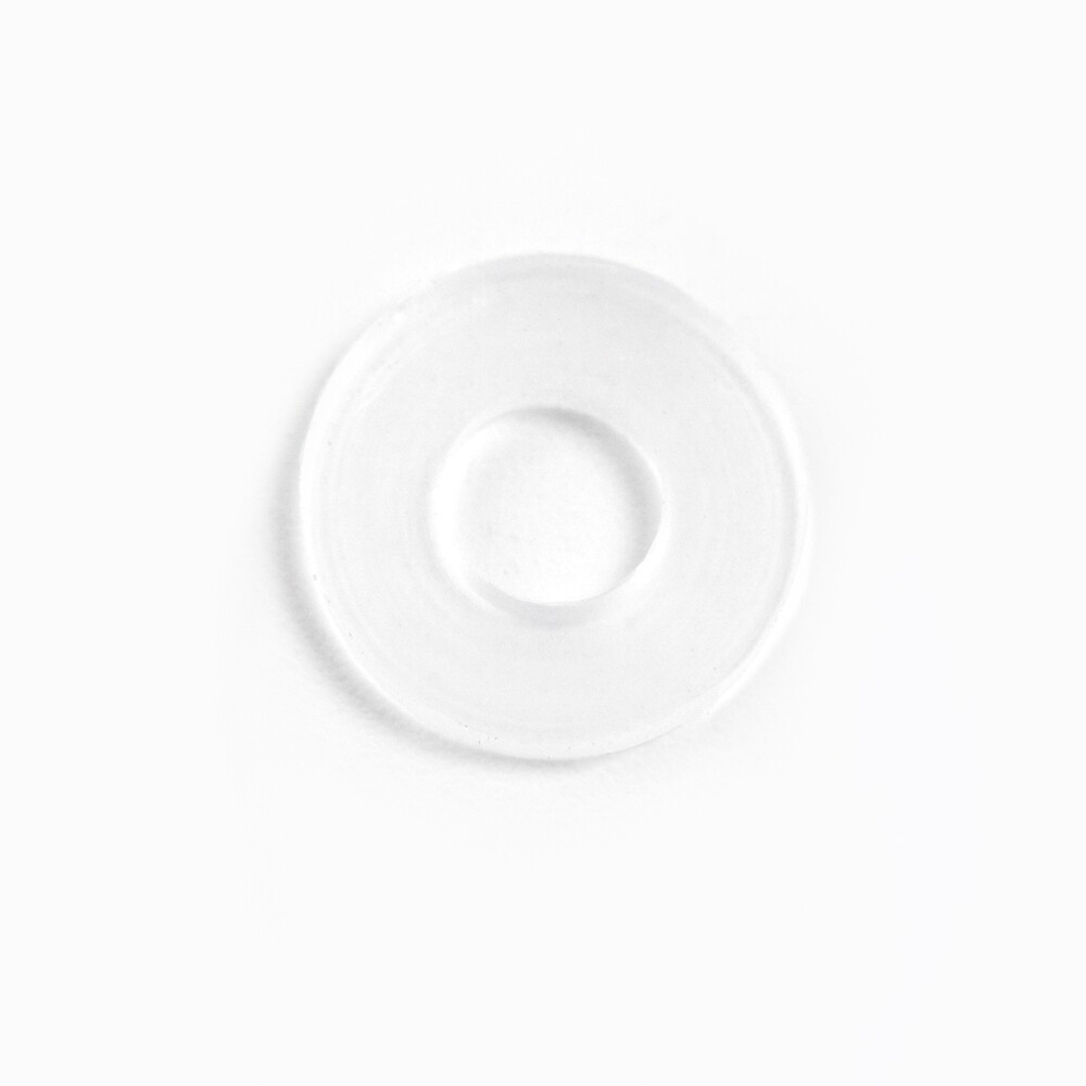 100 Pcs M5 Rubber Flat Washer 5mm ID 11mm OD Sealing Spacer Gasket Ring Clear