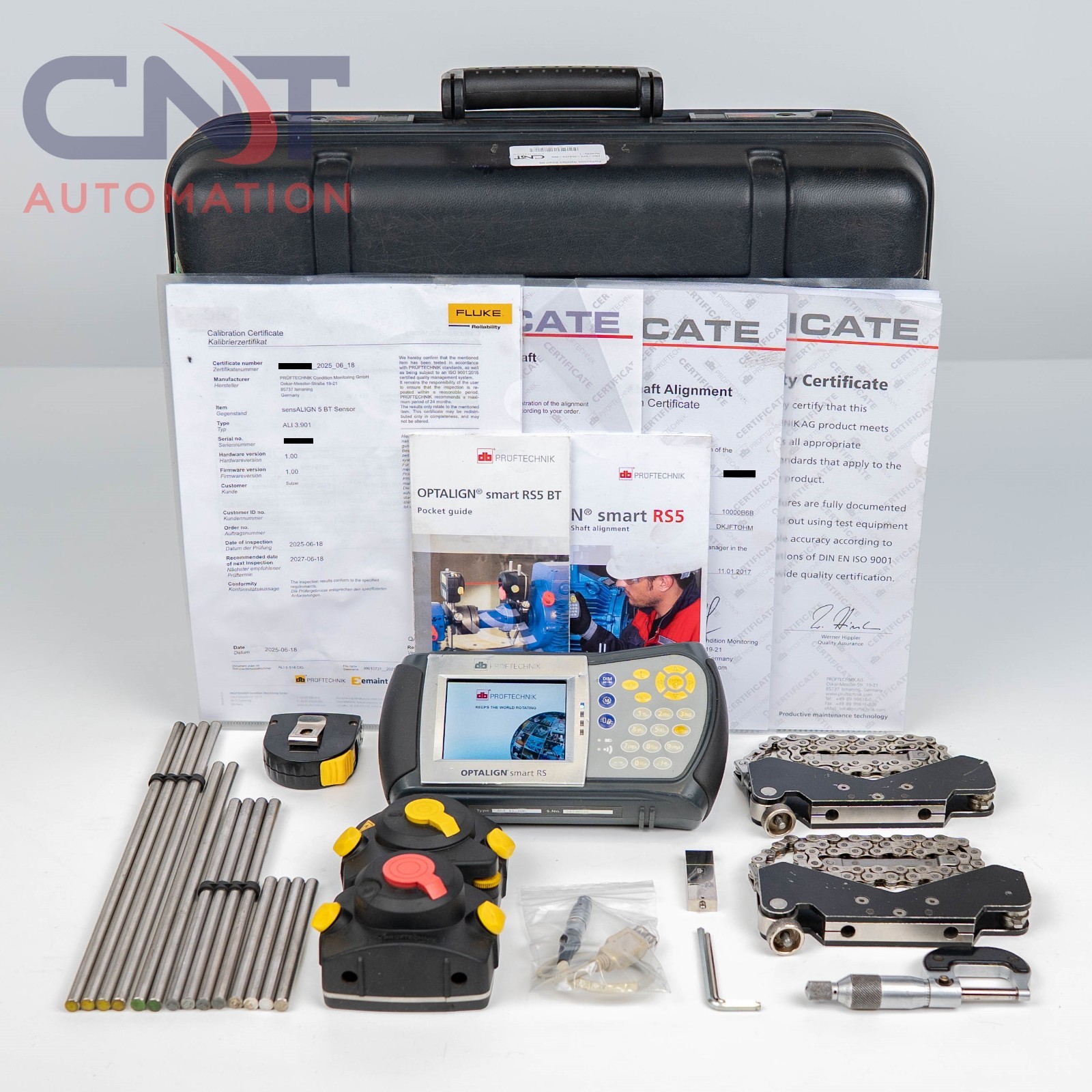 Pruftechnik OPTALIGN Smart RS Precision Laser Shaft Alignment Tool ALI 12.200