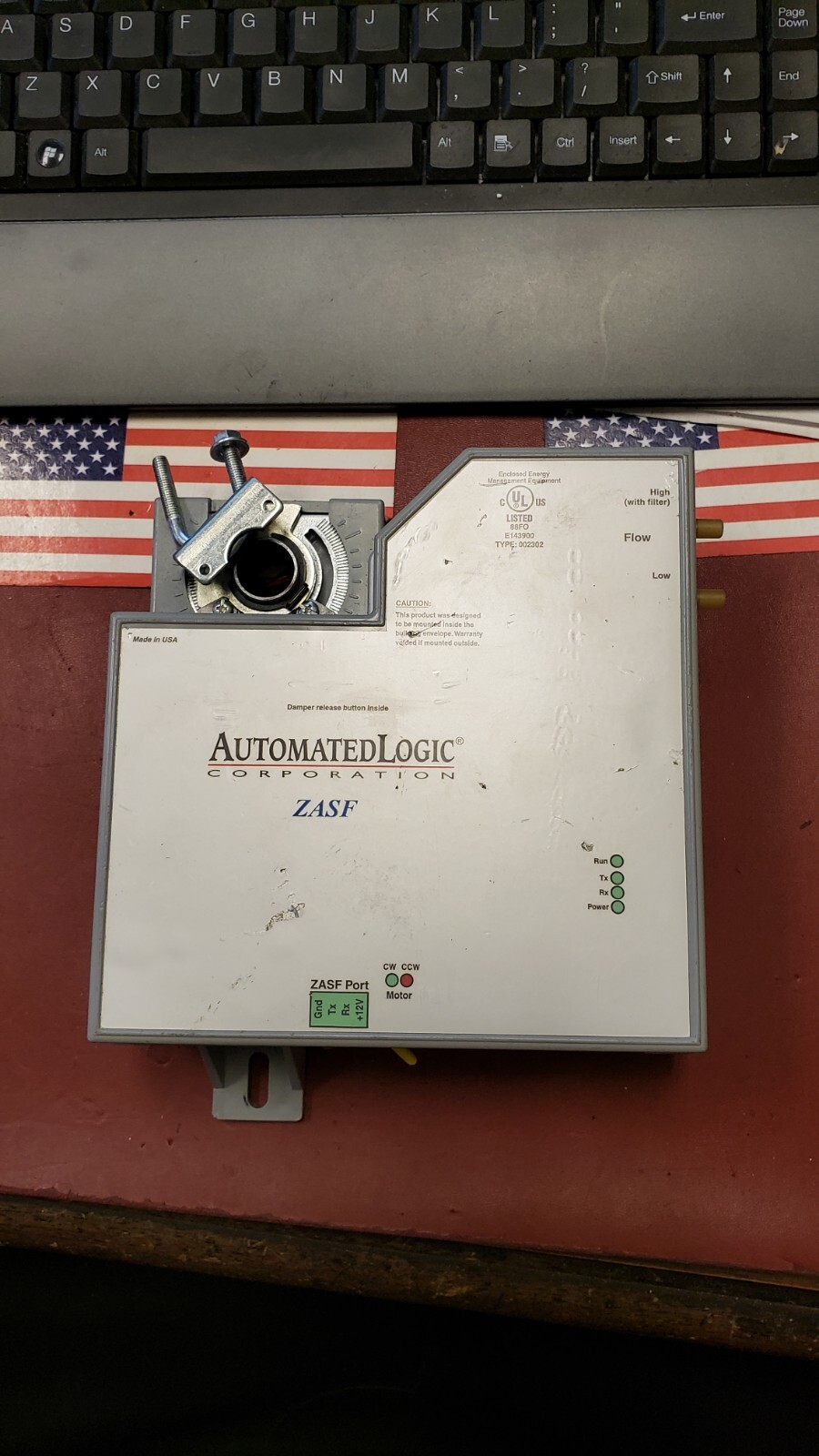 ALC Automated Logic Corporation ZASF Secondary VAV Damper Terminal Box Control