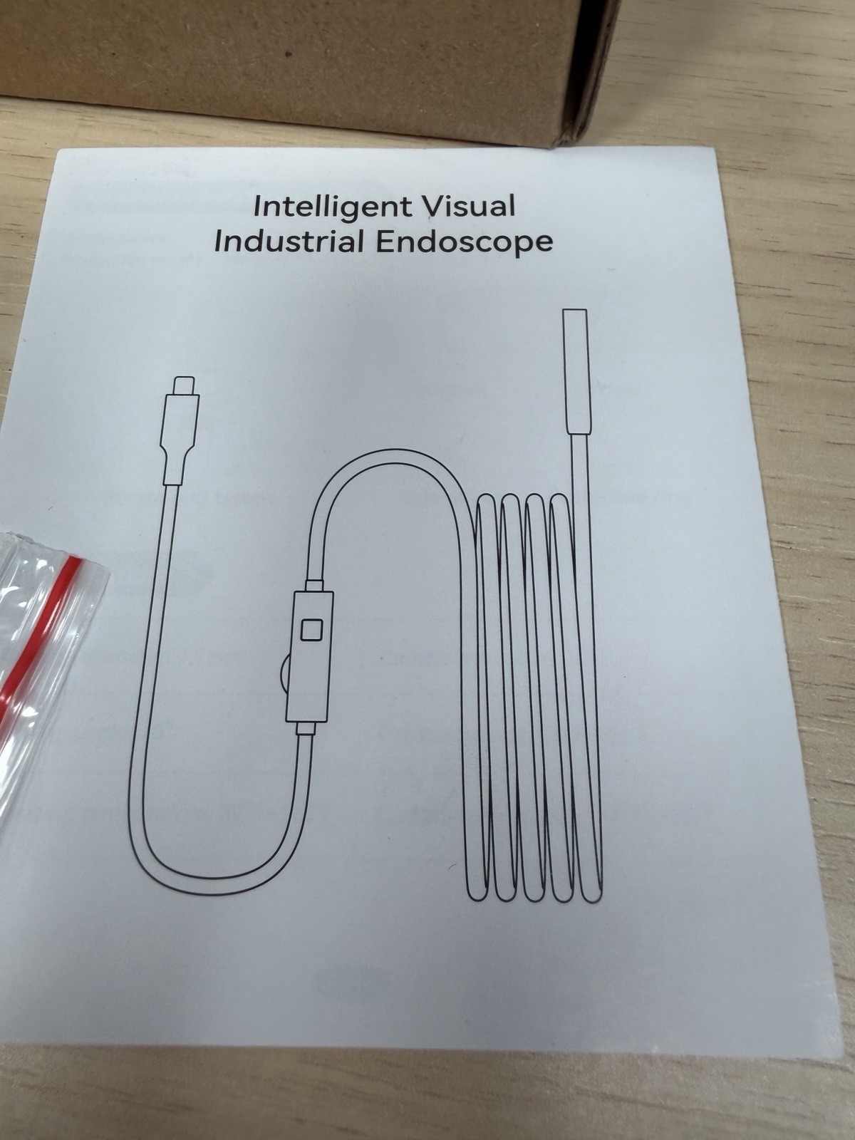 Endoscope Industrial dual Camera Lens 5m Line Length New Photo & Video HD LED