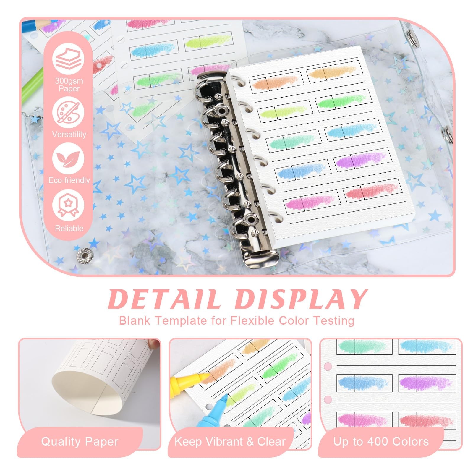 SKLENICE Inner Measure Transparency Swatch Cards