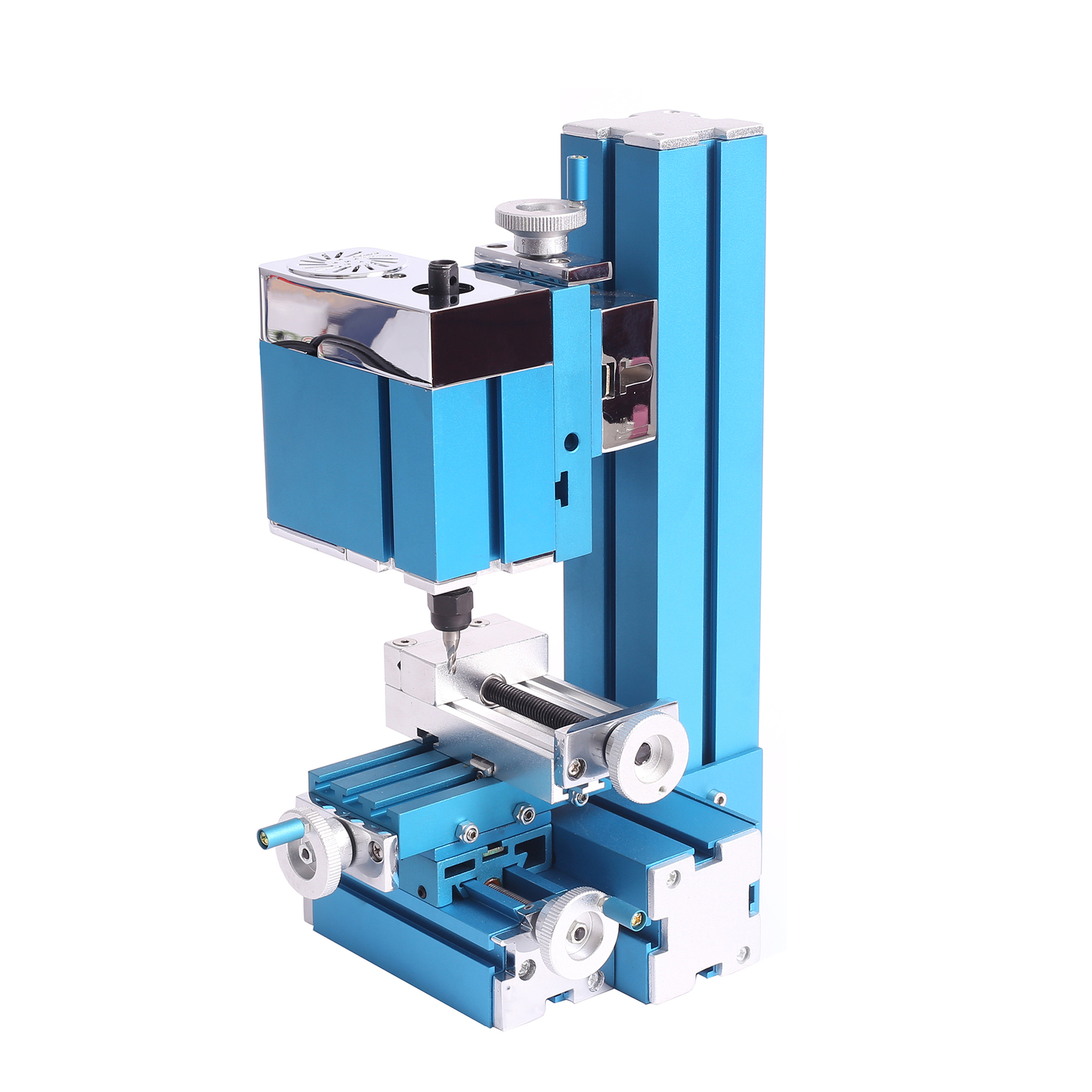 Upgraded Mini Metal Milling Machine Motorized Metalworking DIY Tool 20000RPM