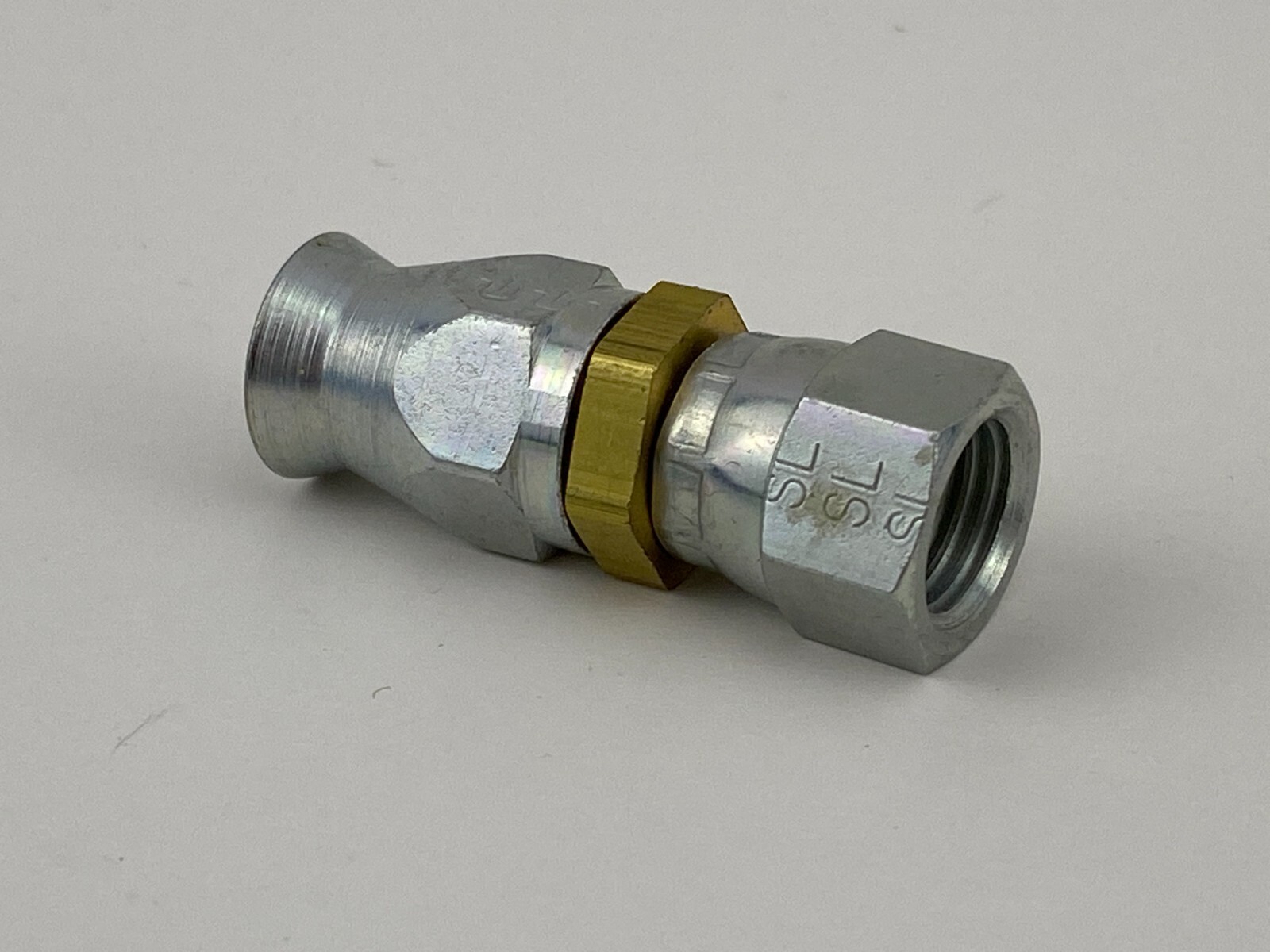 Parker 20690-4-4 1/4 Inch 37 Deg Swivel X 0.188 Inch Hose Brass Nipple/ferrule