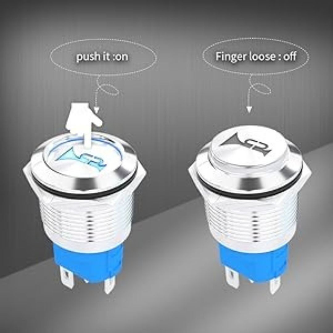 Horn Button Switch 12 Volt Momentary Push Button Switch ,Air Horn Button Switch