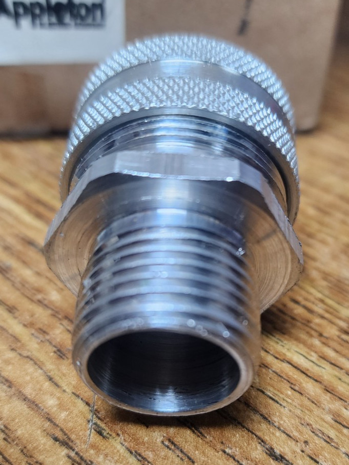 🤠 25) NEW APPLETON 1/2″ ALUMINUM CORD CONNECTORS LIQUID TIGHT CG5050 LOT OF 25