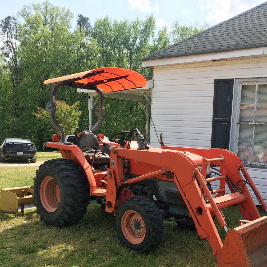 For Kubota, Kioti, Agco Tuff Top Tractor Canopy 48-3/8″ X 48-3/8″ -Orange