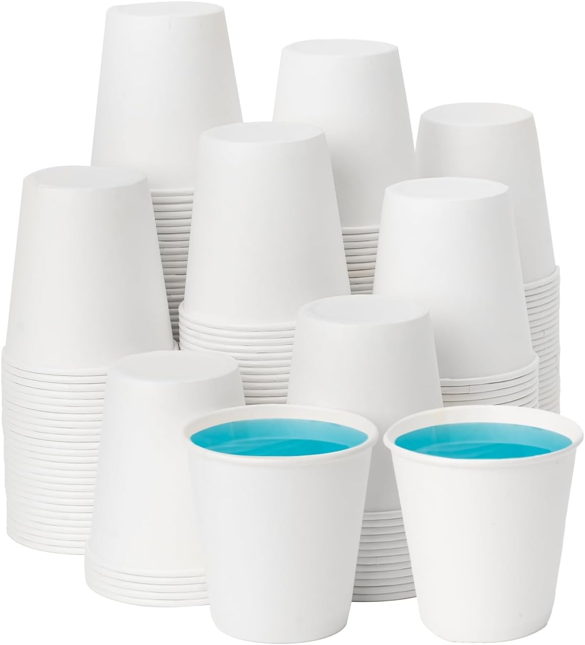 3 oz 300 Pack Paper Coffee Cups for Bathroom, Disposable Mouthwash Cups, Small P
