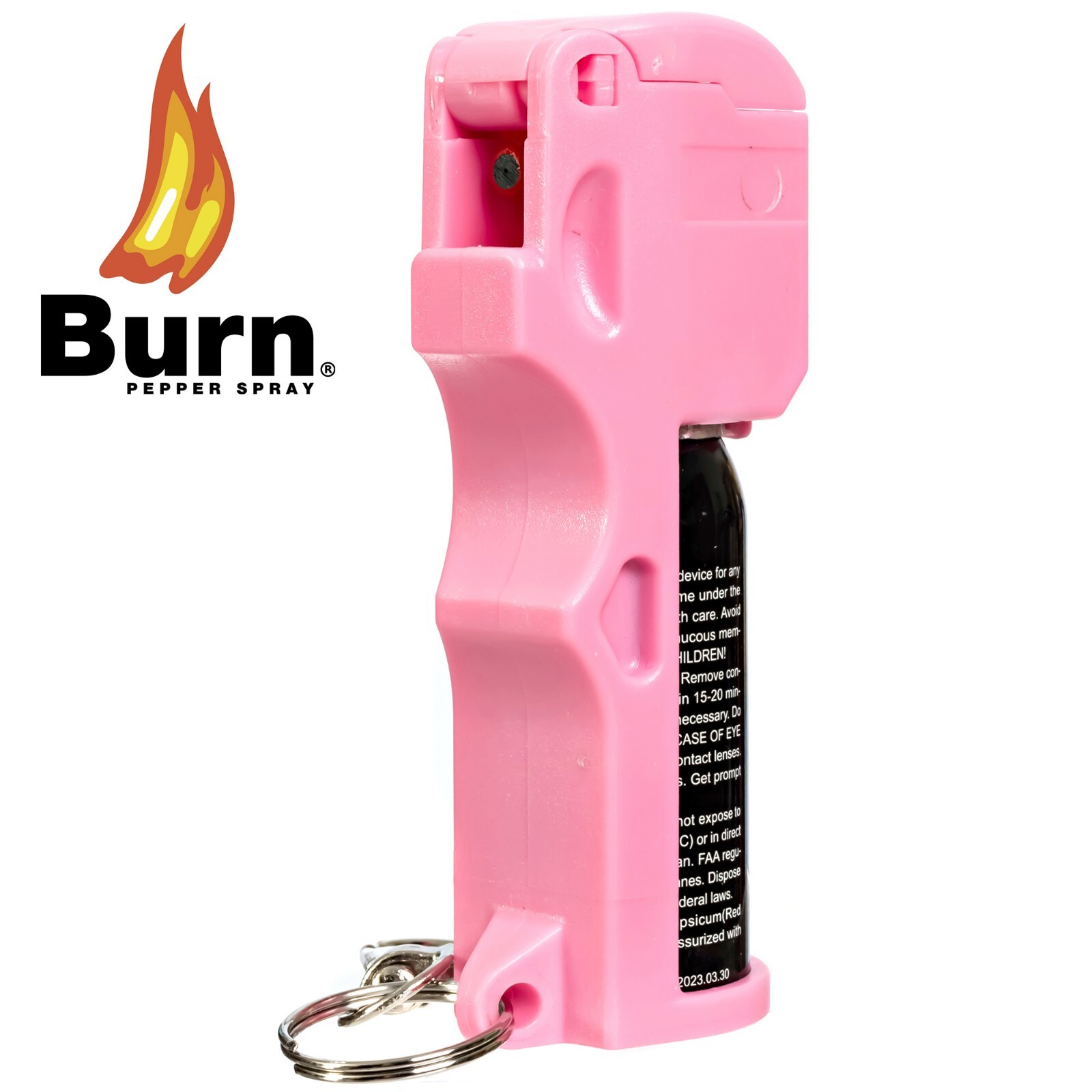 2 Pack Burn Pepper Spray1/2oz Self Defense & Personal Safety Police Grade Pink