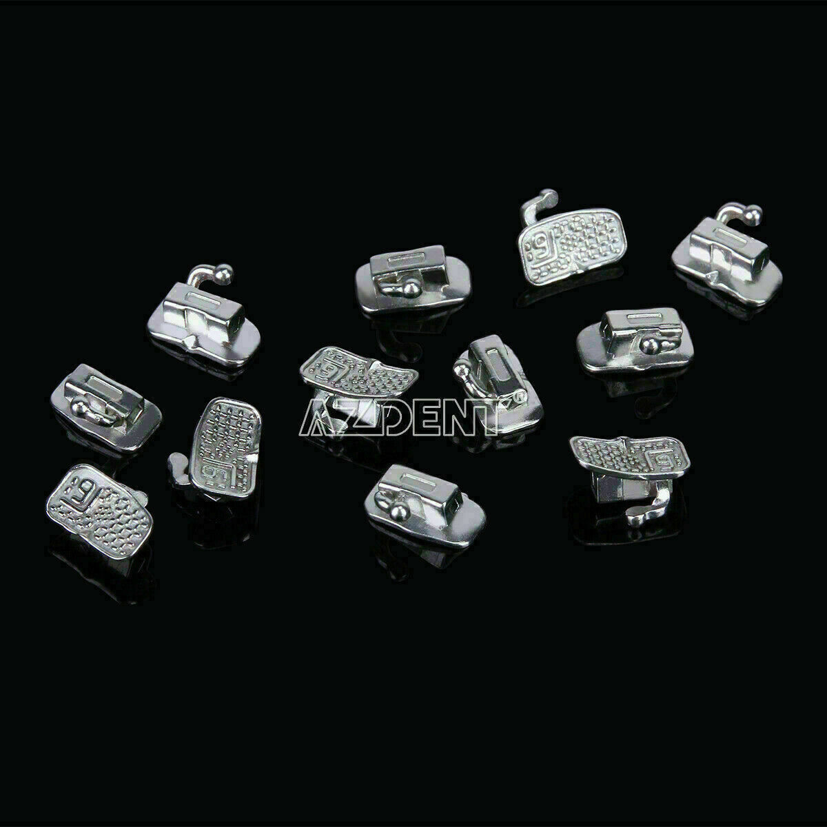 50sets Dental Orthodontic Bondable Buccal Tubes 1st Molar Mono Non-Conv 200pcs