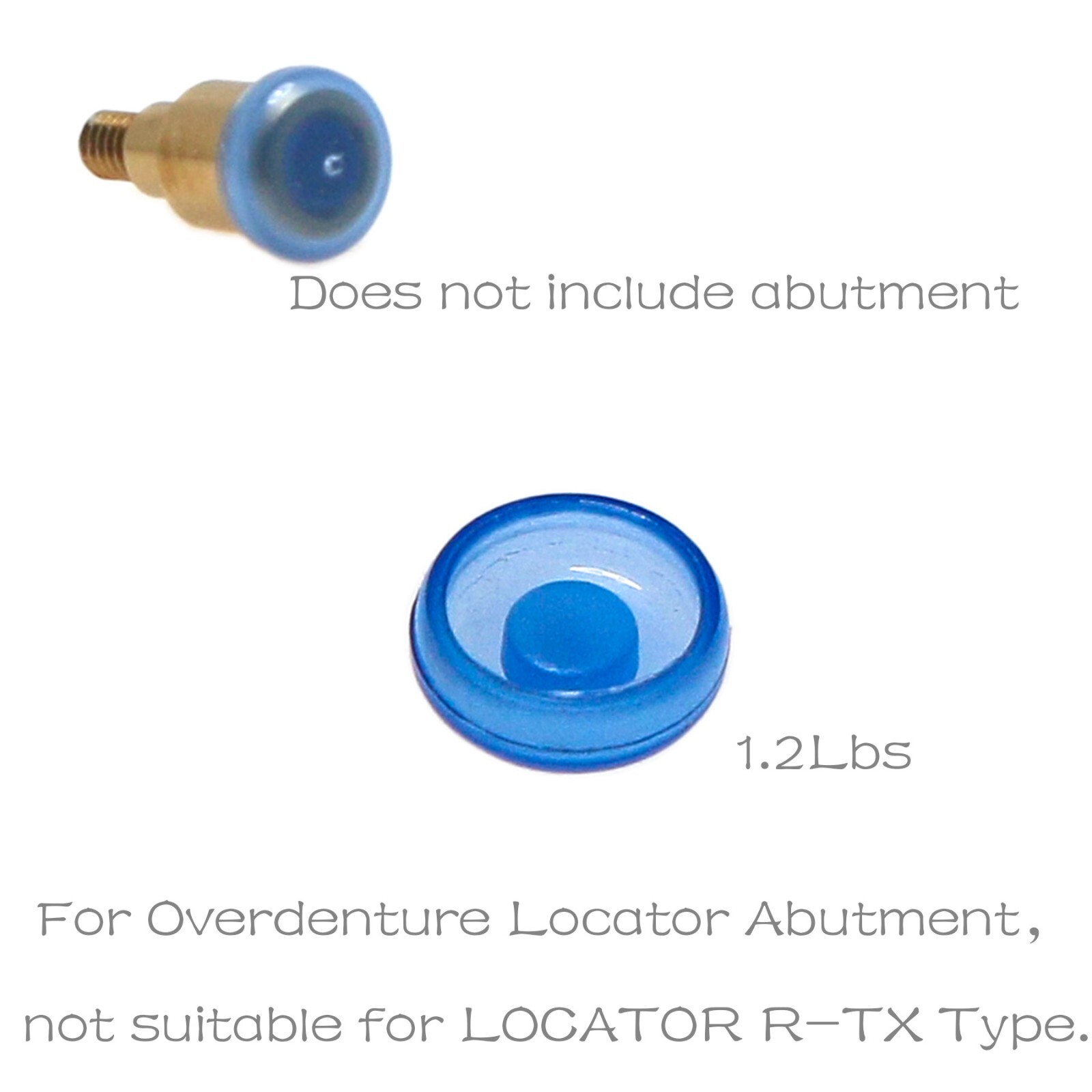 US Tapered Locator Abutment Internal triangle For Zimmer TSV 3.5 MIS Implants