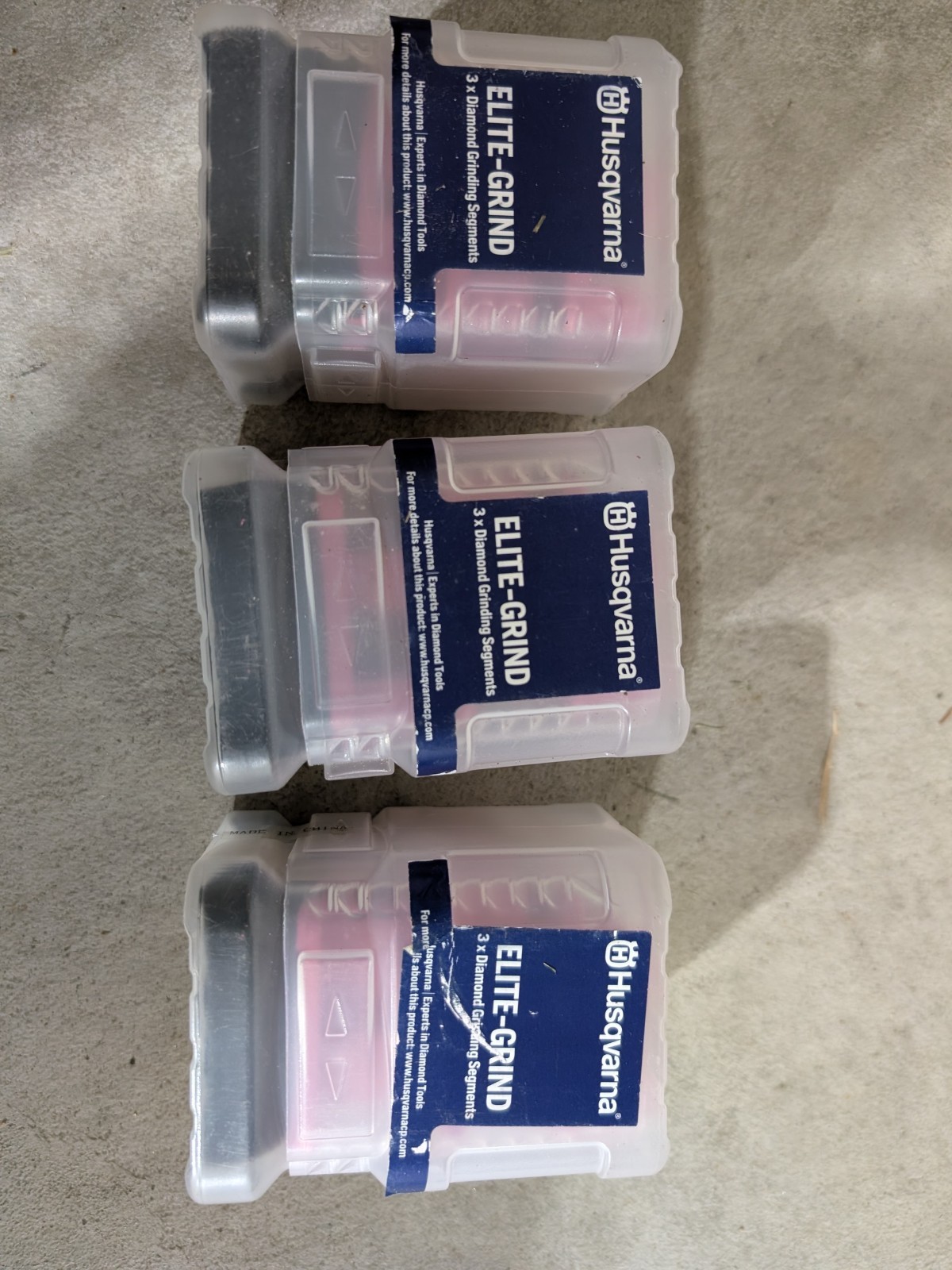 Husqvarna G1444D Elite Grind Medium Bond 30/40 Grit Box of 3 FNOB