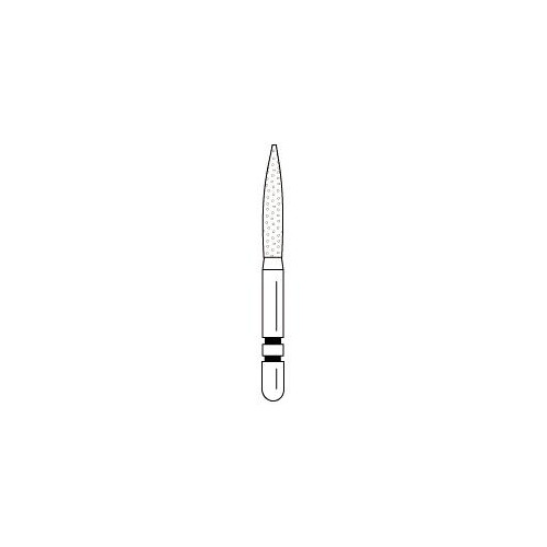 Abrasive Technology Two Striper FG #265.8 Flame Coarse Grit Diamond Burs 5/Pk