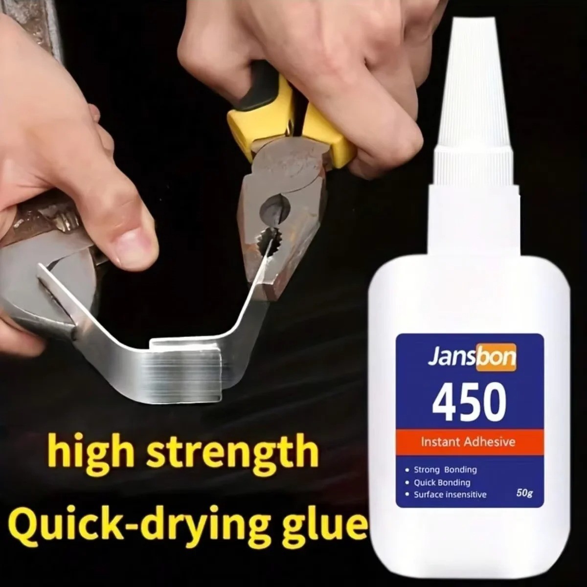 5Sec Super Glue Strong Bond for Shoes,Glass,Metal,Wood,Plastic,Ceramic Quick Dry