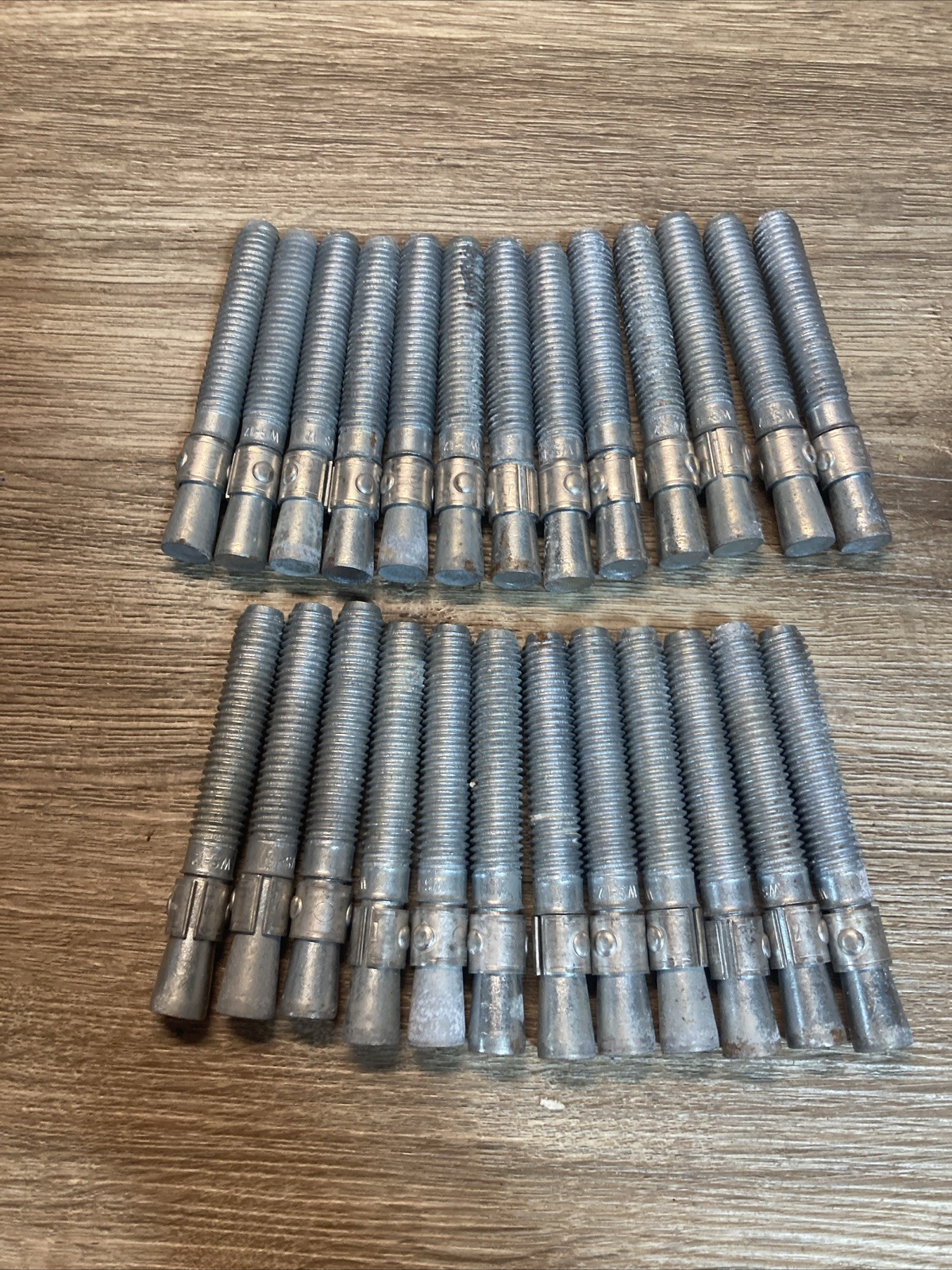 Lot Of 25 redhead 1/2″ x 3-3/4″ wedge anchor Anchors Only See Notes