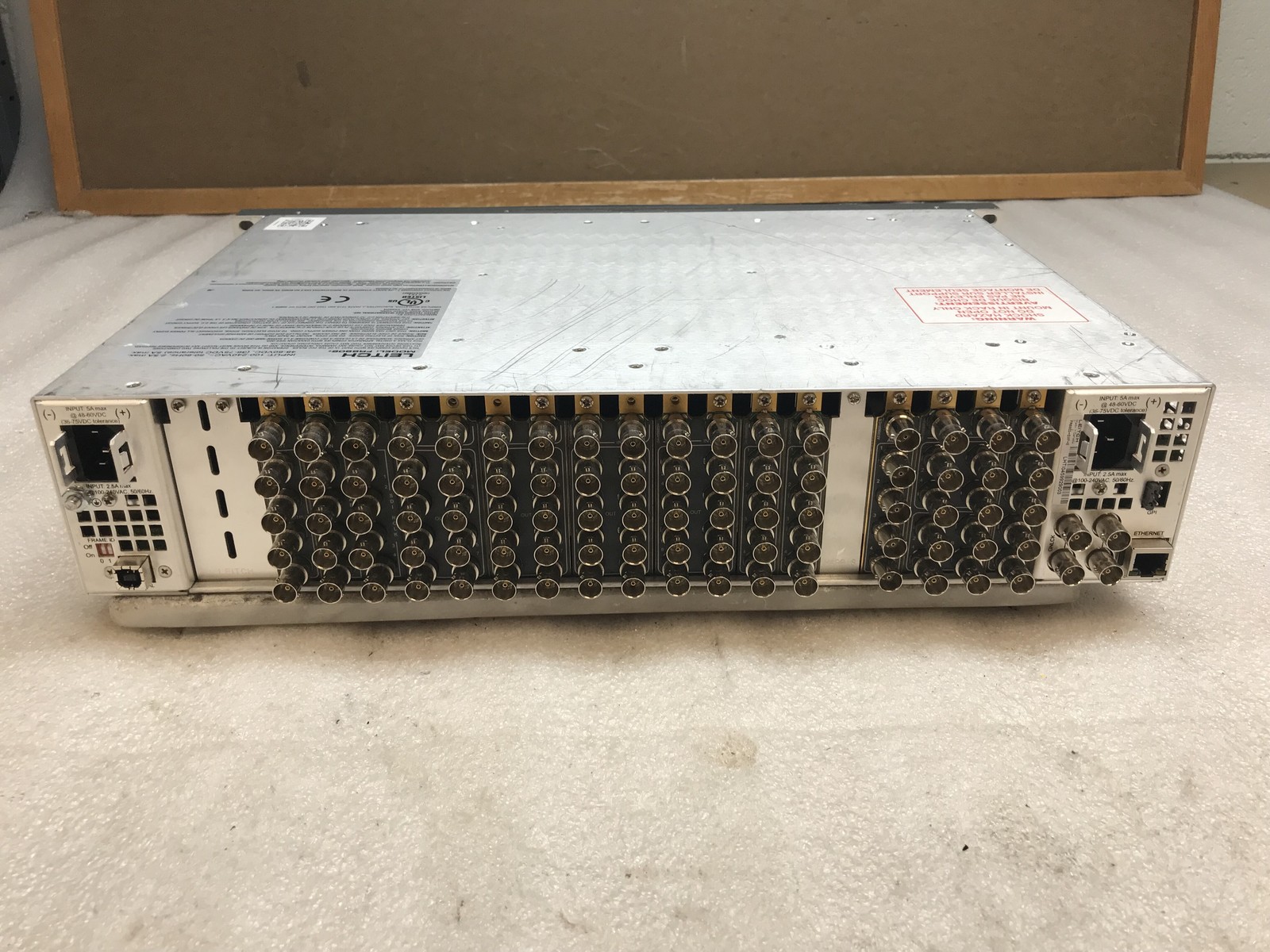 Harris 6800+ QXF Modular Broadcast Frame w/ 11 Cards, Ethernet Module & Dual PSU