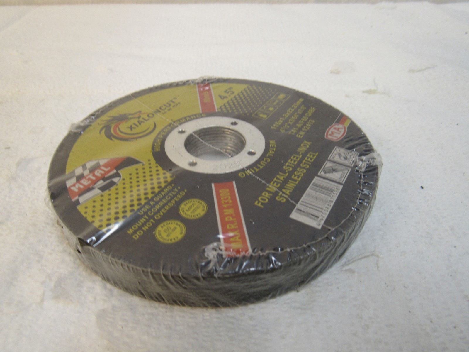 XIALONCUT 125×1.2×22.2mm Steel Cutting Disc for Stainless Cutting Pack of 10