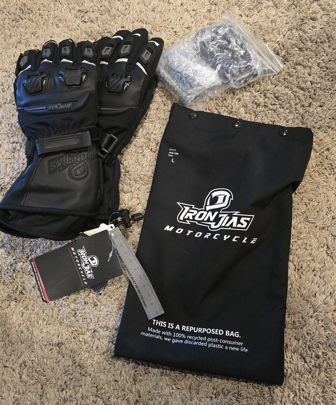 Heated Motorcycle Gloves, Waterproof Windproof Touchscreen Winter Skiing Glov…