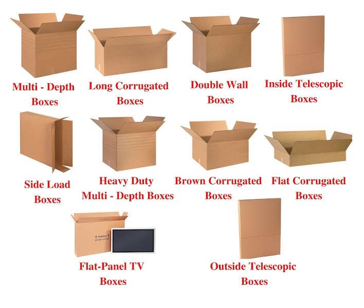 27-34″ Corrugated Boxes MANY Sizes Available Shipping/Moving Boxes MULTI Packs