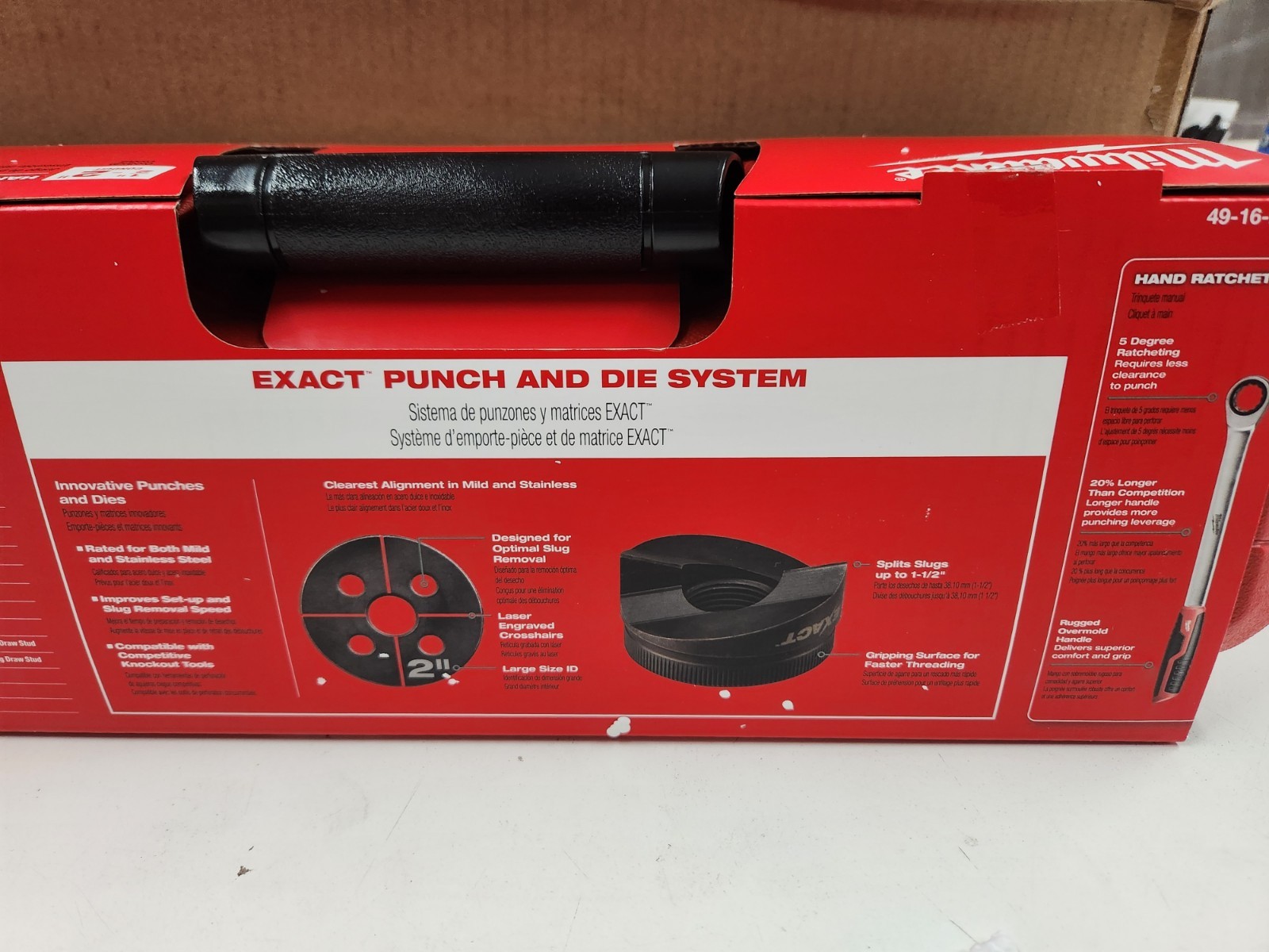 Milwaukee 1/2 in. x 2 in. Ratchet Knockout Set