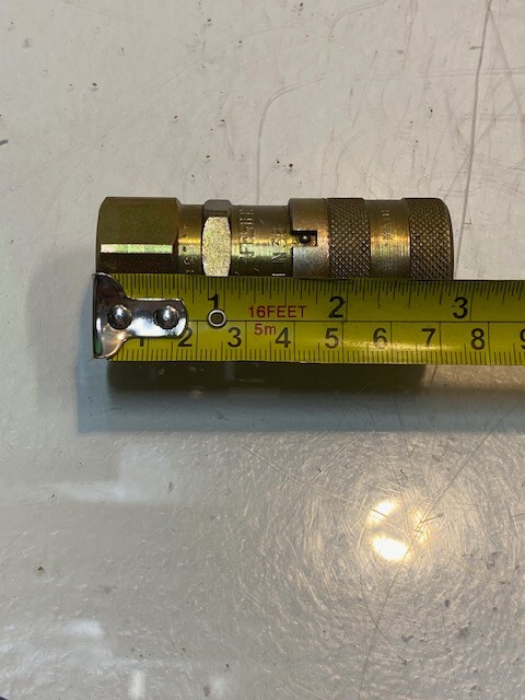 Faster Inc Flat Face Coupling Hydraulic Fitting 2FFN38 | 38NPT-7C