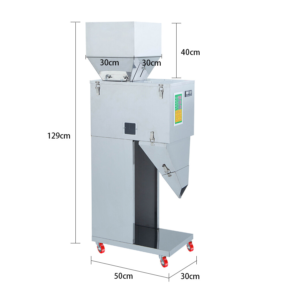 10 – 999G Auto Packing&Filling Machine Weigh Filler For Tea/seed/grain 110V NEW