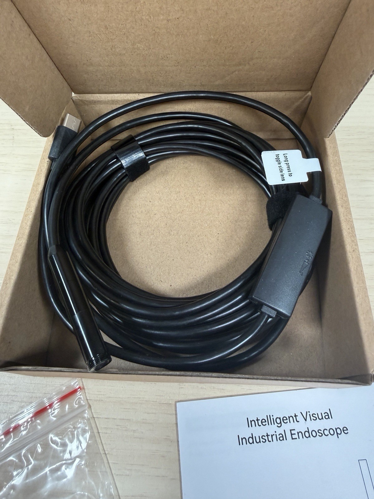 Endoscope Industrial dual Camera Lens 5m Line Length New Photo & Video HD LED