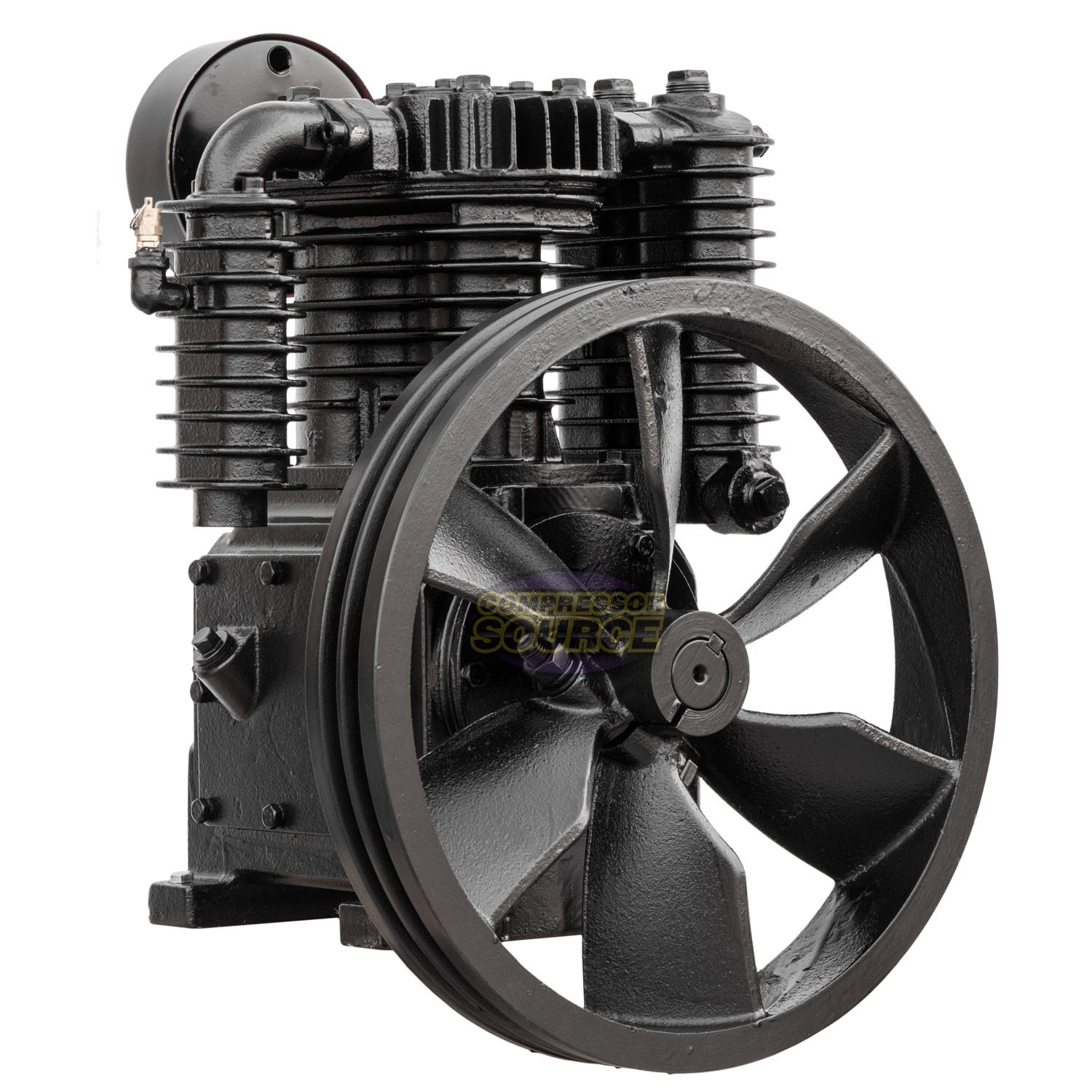 5 HP Replacement Air Compressor Pump Two Stage 2 Cylinder 19 SCFM Max CS1105T