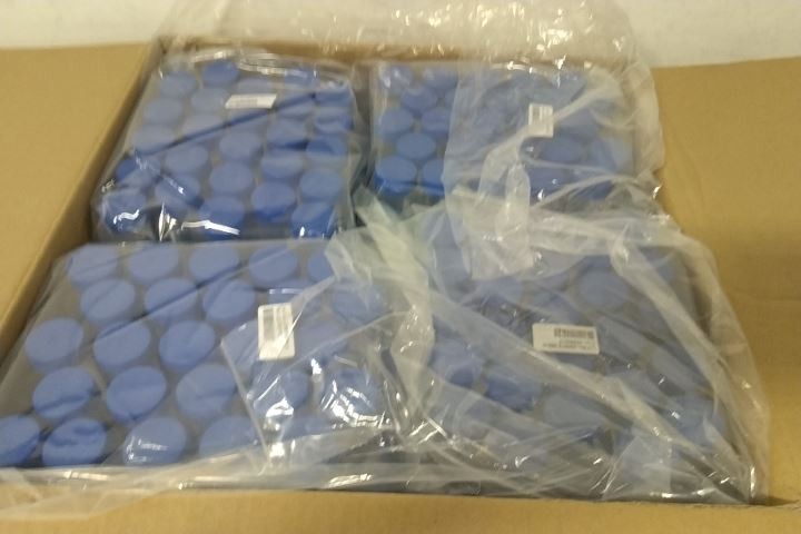 Cole-Parmer 06336-91 300 Pk 50 mL Cap Centrifuge Tubes w/Plastic Rack