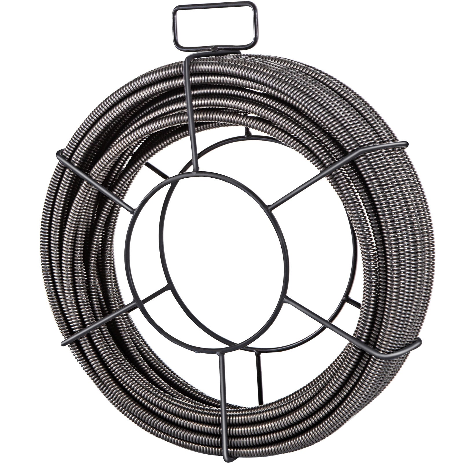 VEVOR Drain Cable Sewer Cable 50Ft 1/2In Drain Cleaning Cable Auger Snake Pipe