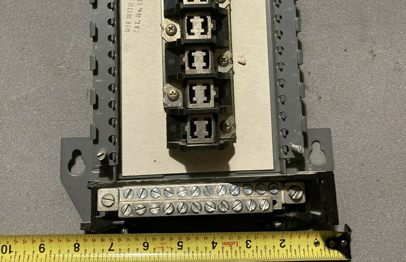 Federal Pacific FPE Bus Buss Interior & Neutral Bar For Box # LX112-24 Stab Lok