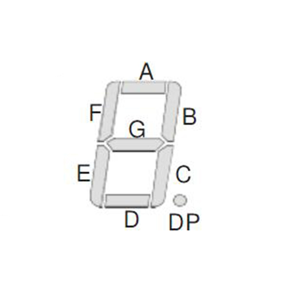 New 0.36″ 0.36 inch White LED 7 Segment Display 4 Digit Common Anode / Cathode