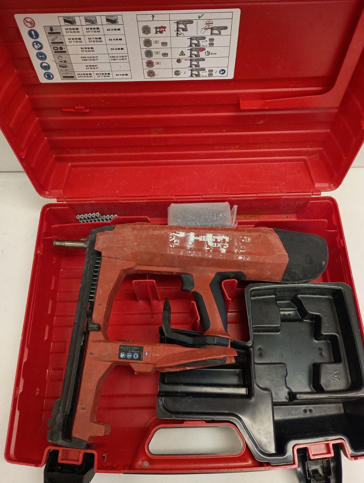 Hilti BX 3 02 BT 22V Cordless Fastening Tool Gun No Battery TESTED WORKS RT