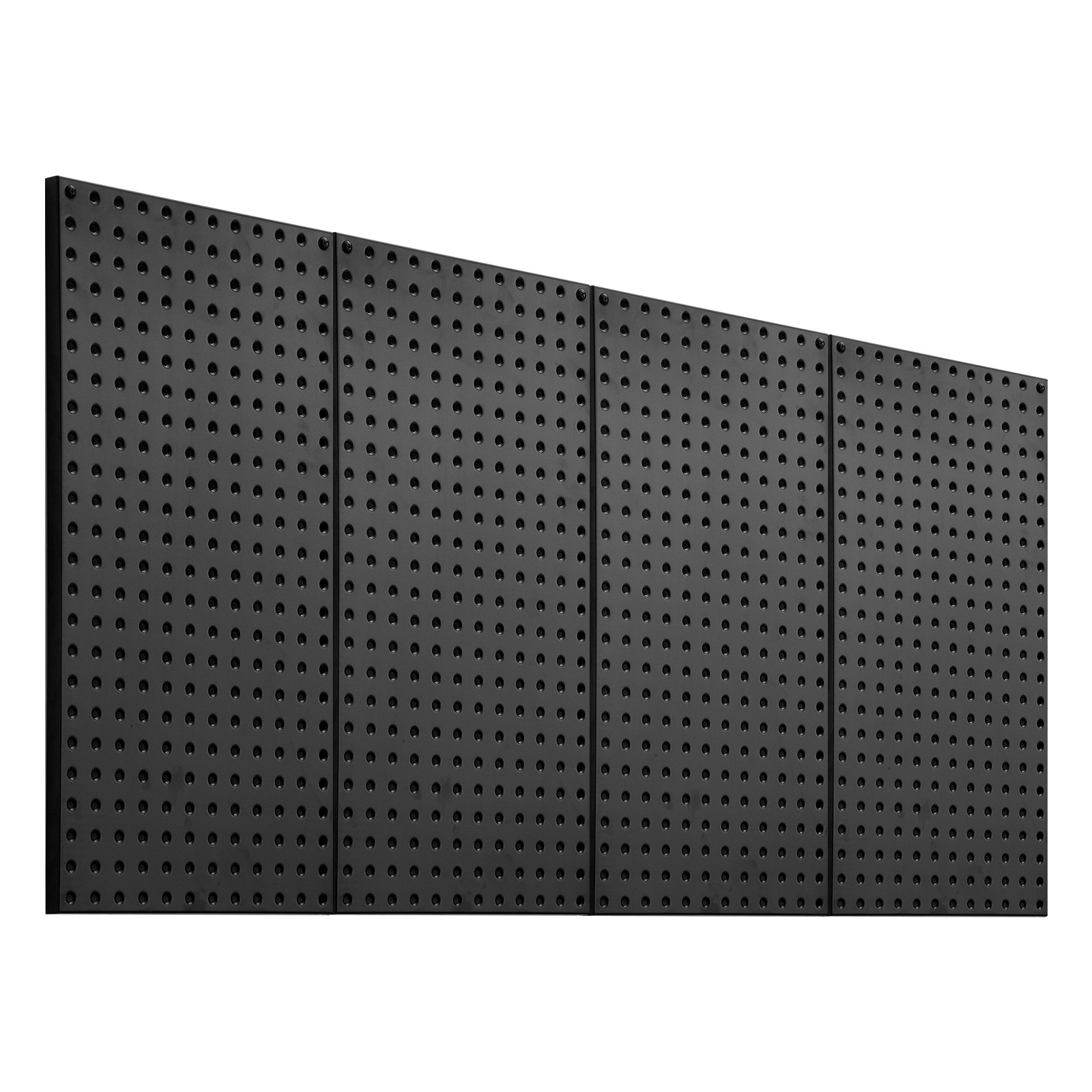 Uimoso 4-Piece Metal Pegboard Set 24″ x 12″ Wall Organizer for Tool Storage